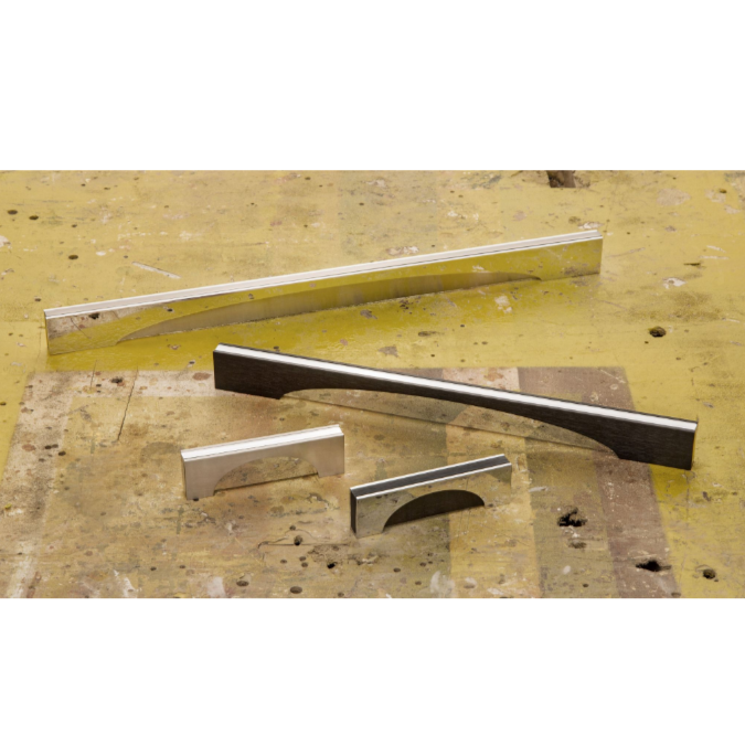 Premium Luxury Grab Pull - Brushed Nickel Base 779