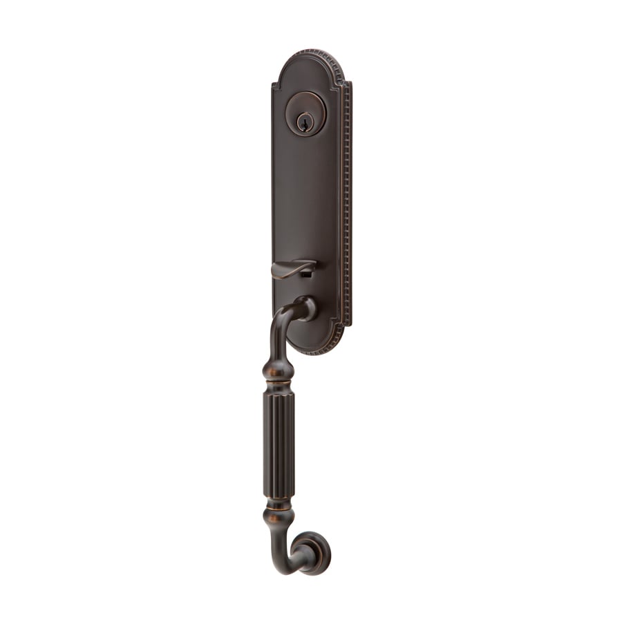 Emtek Brass Tubular Entrance Handlesets - Orleans