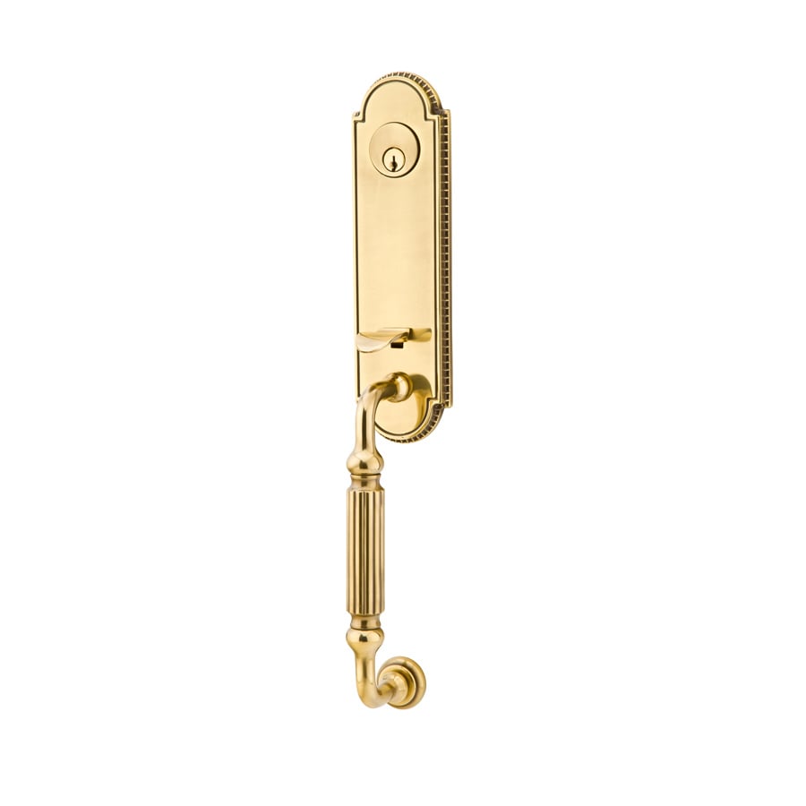 Emtek Brass Tubular Entrance Handlesets - Orleans