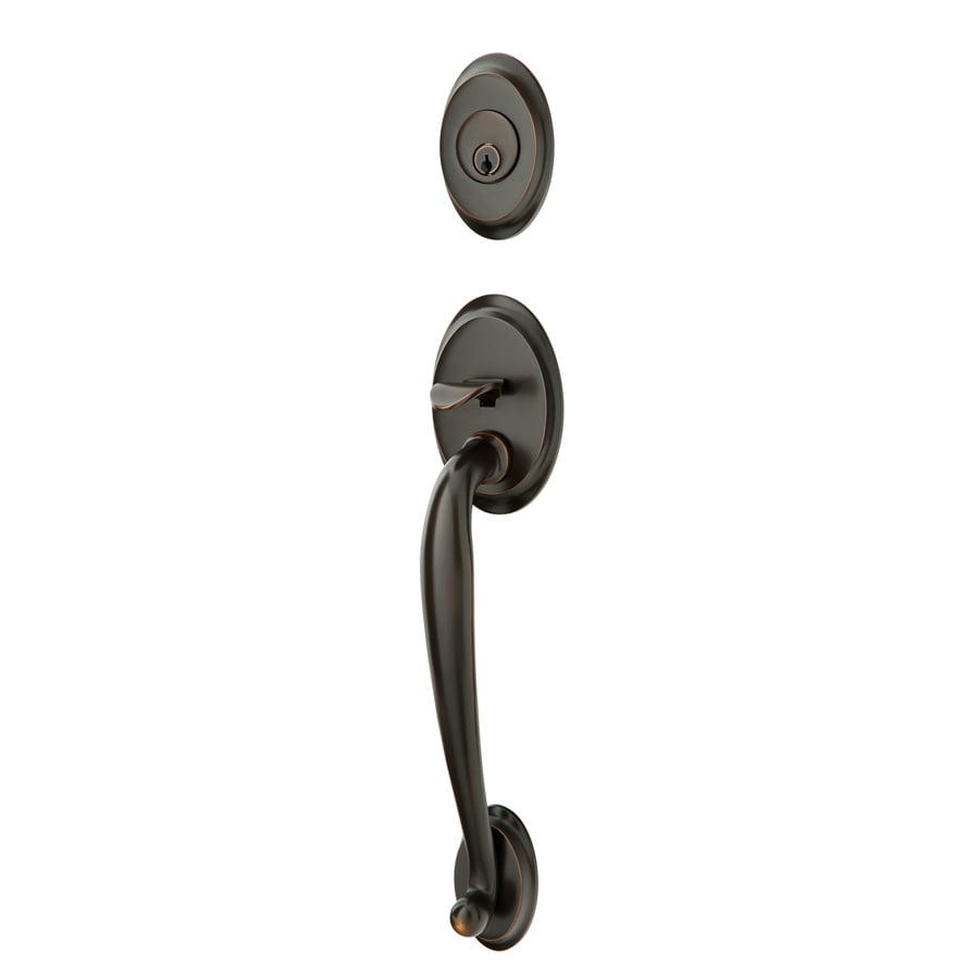 Emtek Brass Tubular Entrance Handlesets - Saratoga