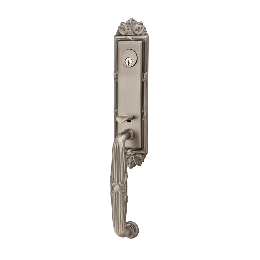 Emtek Brass Tubular Entrance Handlesets -Ribbon & Reed