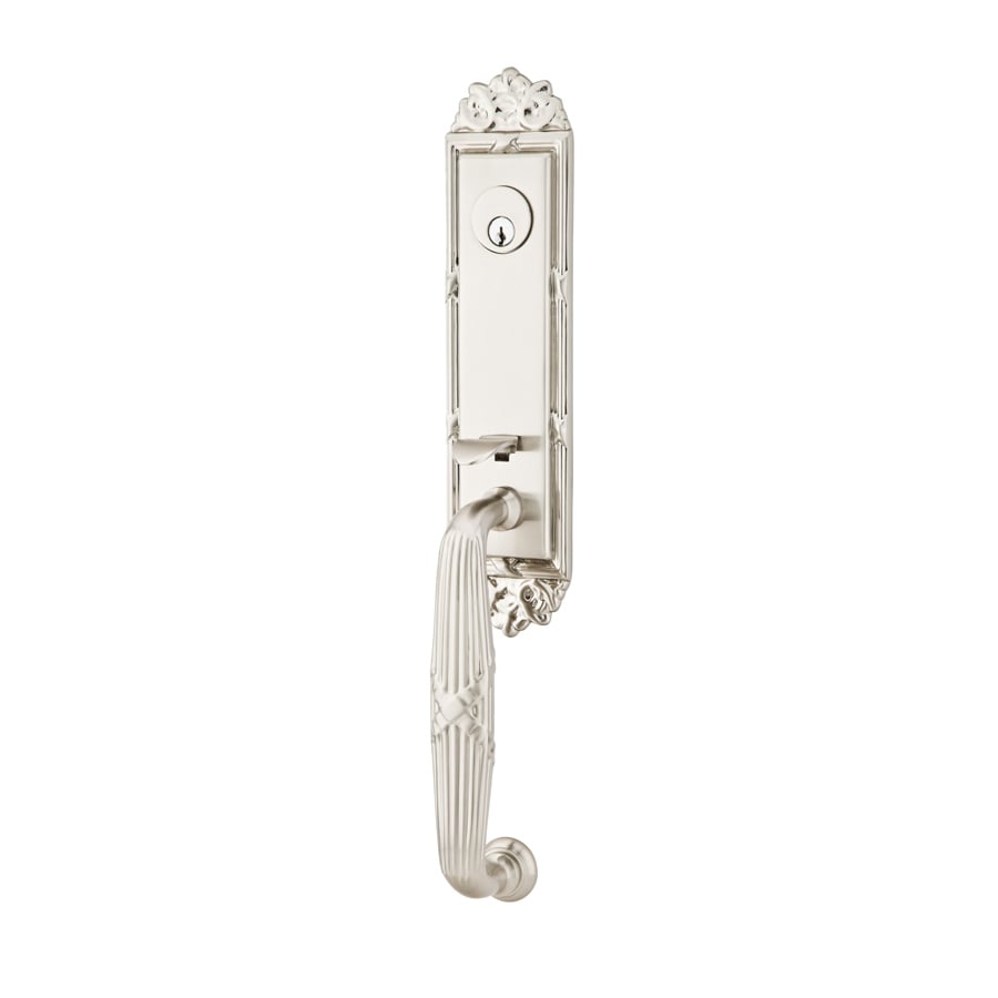 Emtek Brass Tubular Entrance Handlesets -Ribbon & Reed