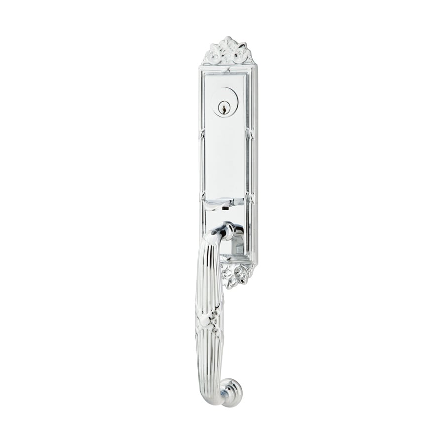 Emtek Brass Tubular Entrance Handlesets -Ribbon & Reed