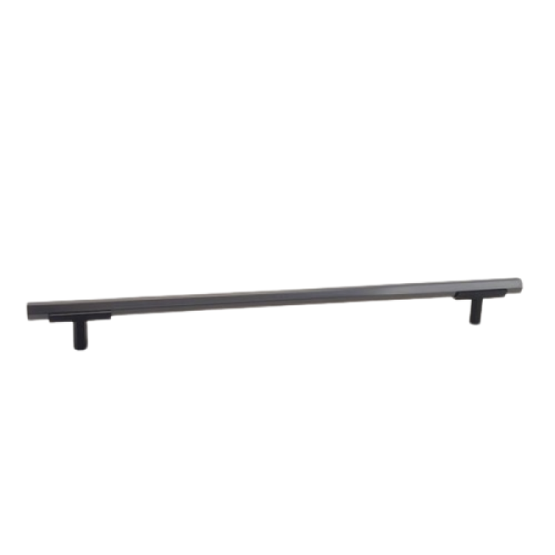Hexagon Two Tone Appliance Pull - Matte Black Base 4776