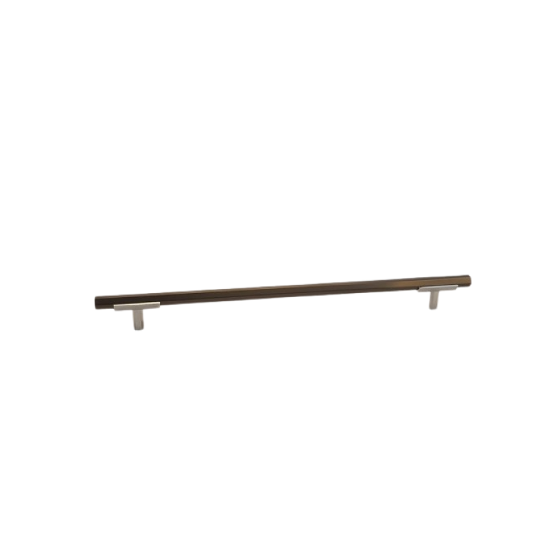 Hexagon Two Tone Appliance Pull - Polished Nickel Base 4776