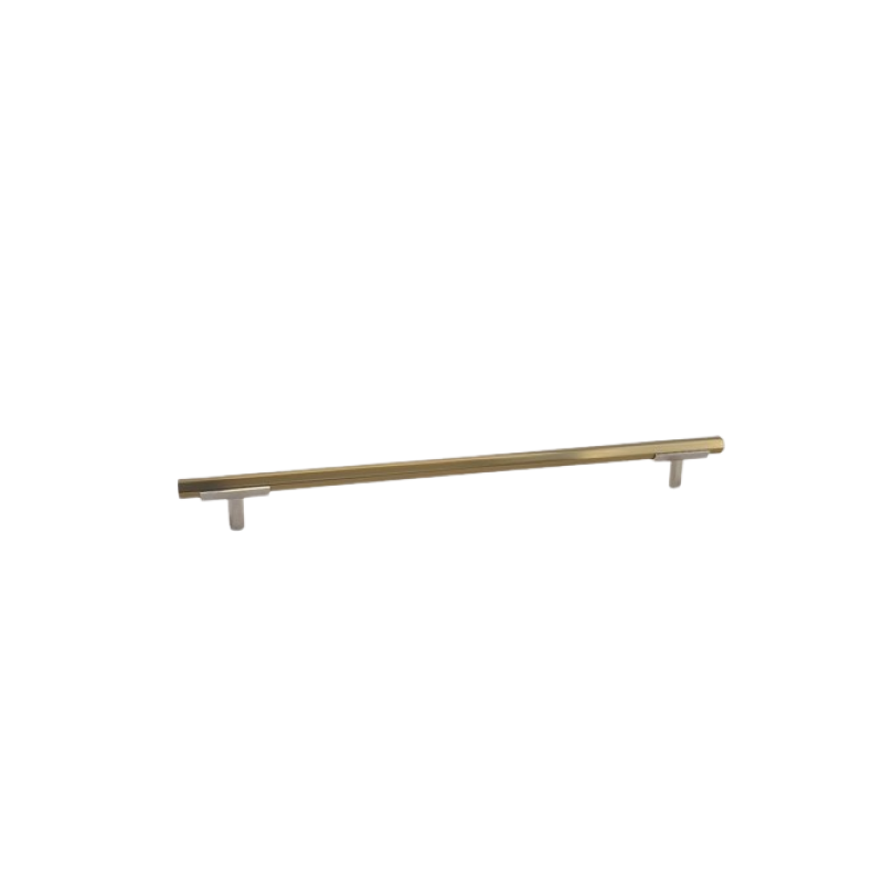 Hexagon Two Tone Appliance Pull - Polished Nickel Base 4776