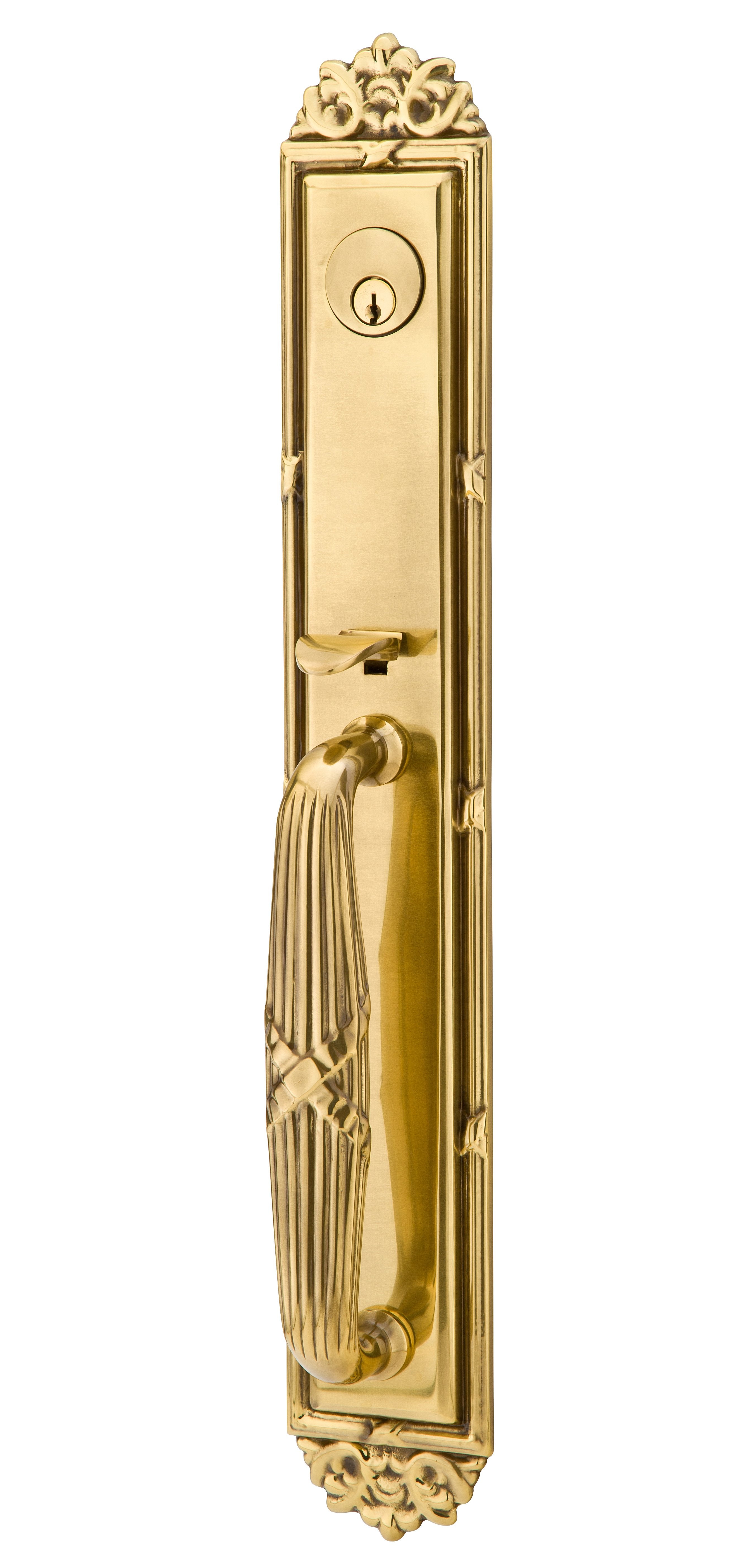 Emtek Brass Tubular Entrance Handlesets - Imperial