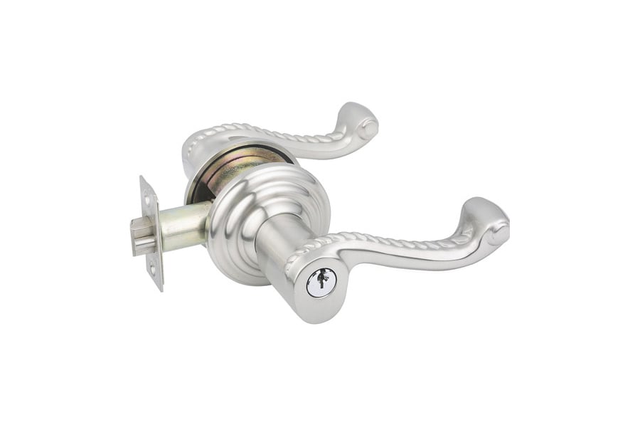 Emtek Brass Tubular Single Point Lockset - Annapolis With Rope Lever