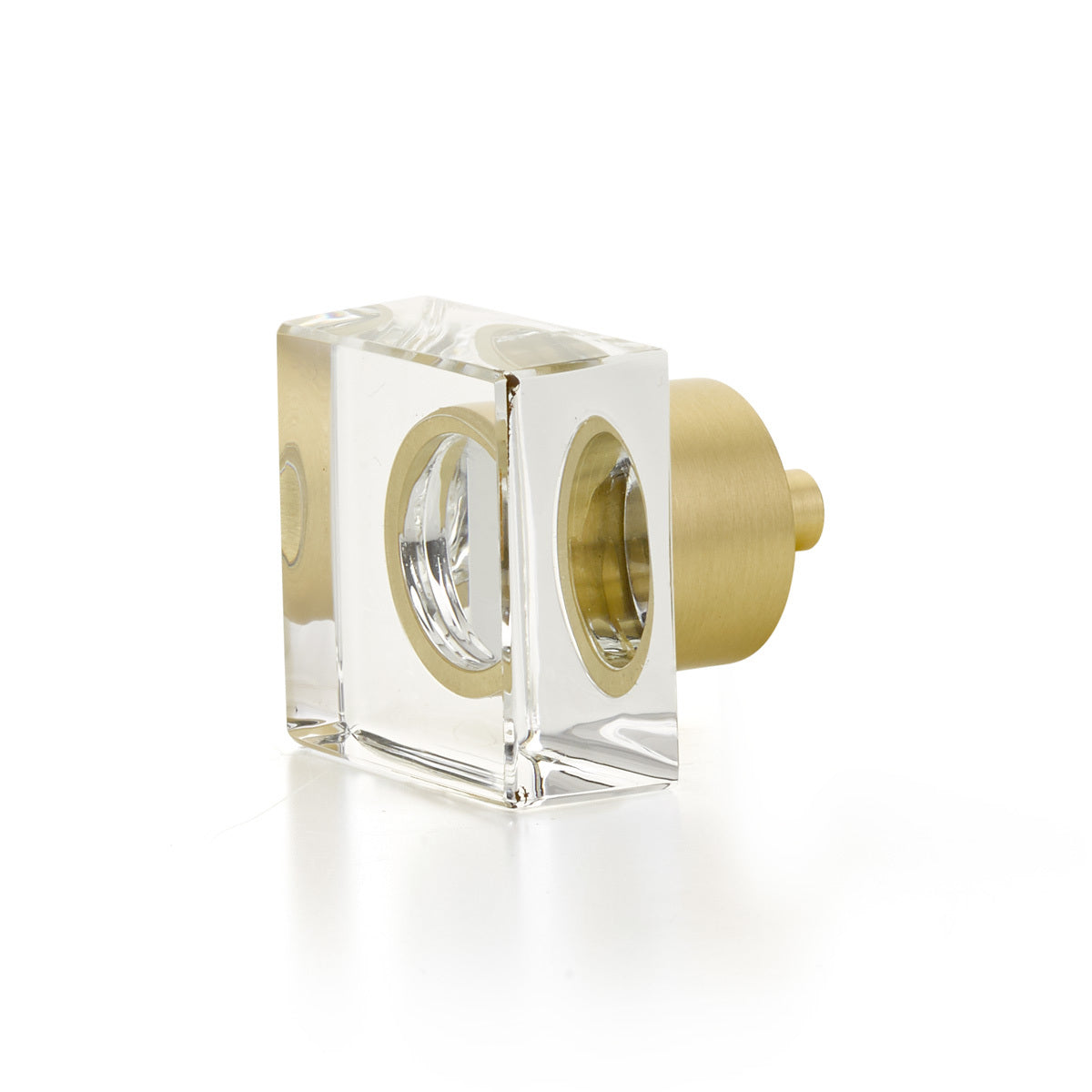 Schaub City Lights Square Glass Knob - City Lights Collection