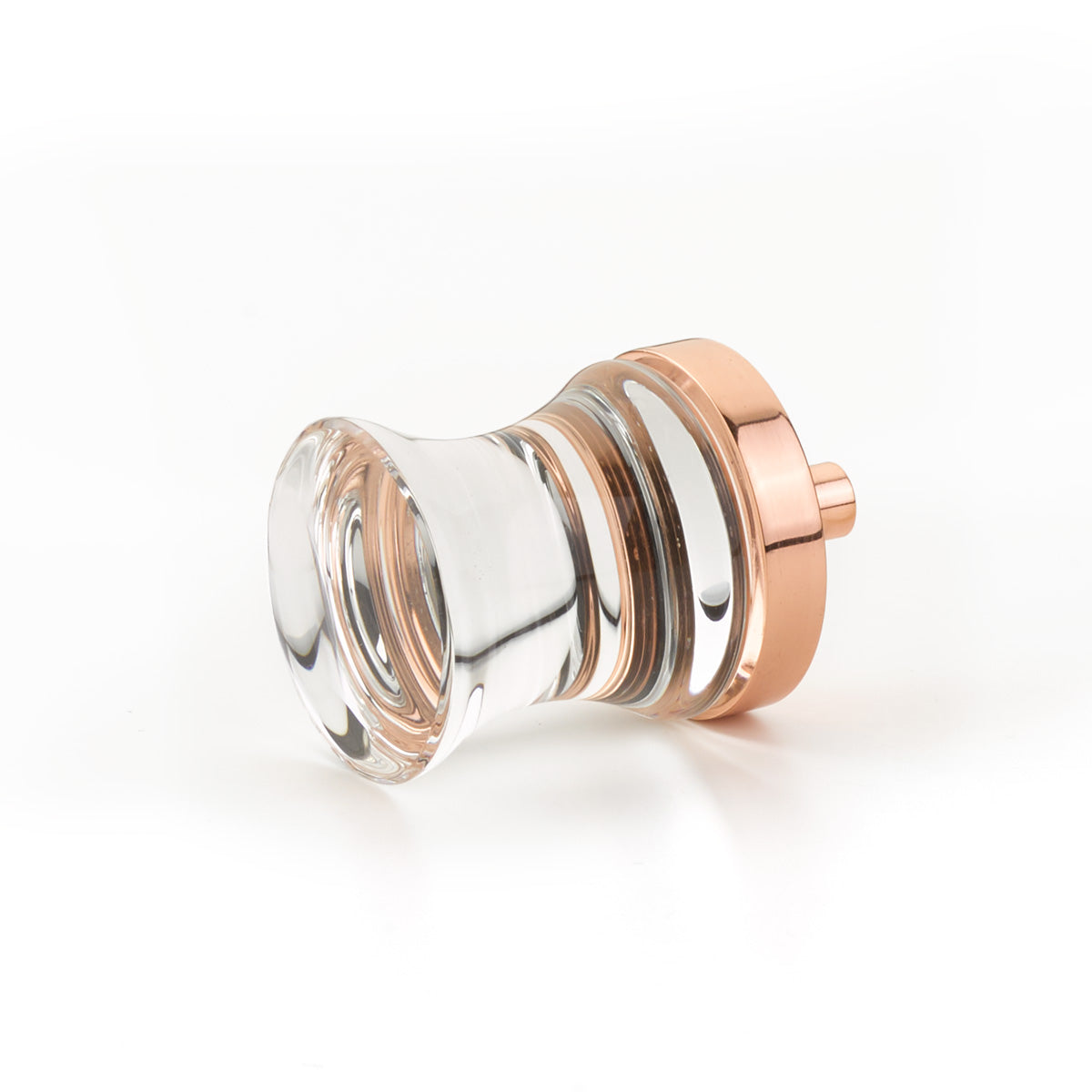 Schaub City Lights Concave Glass Knob - City Lights Collection