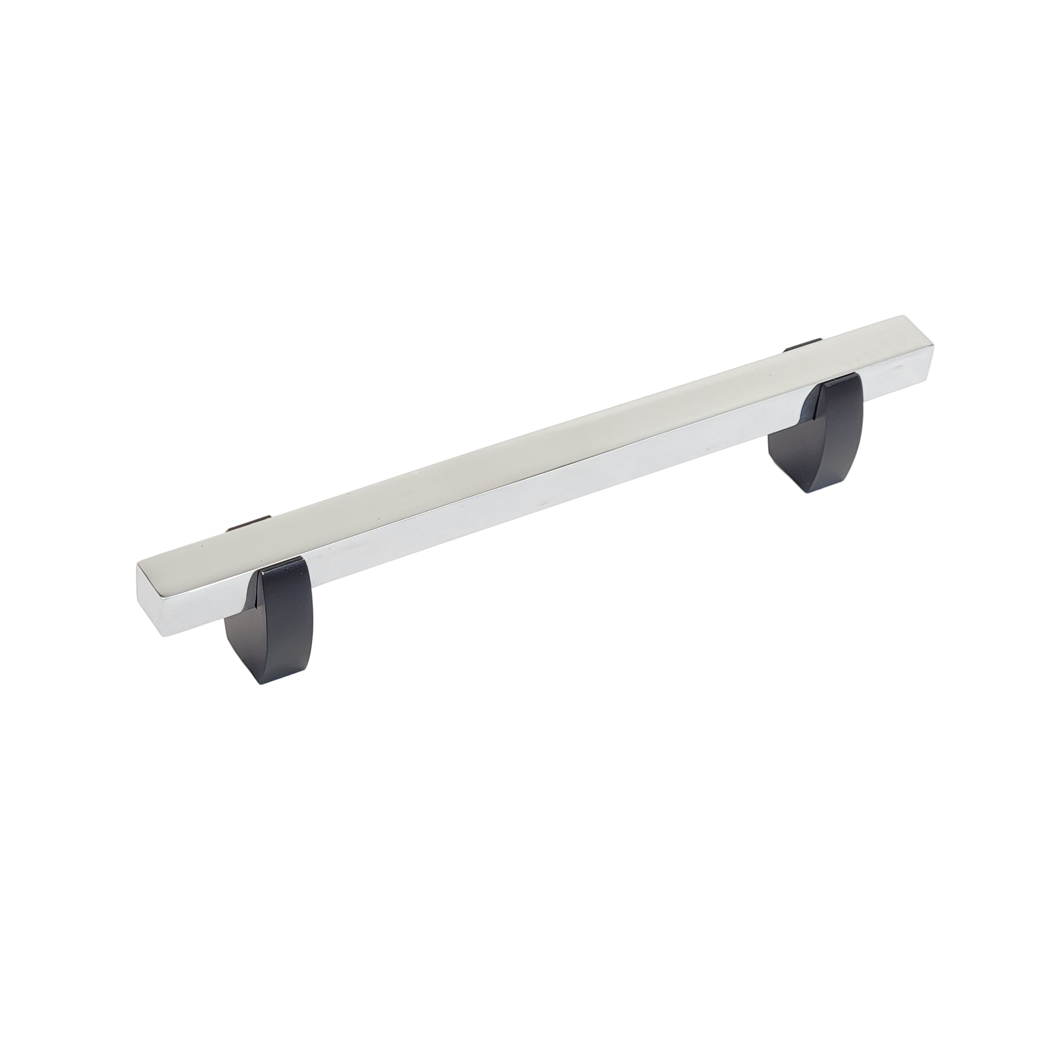 Wide Two Tone Curvy Legged Handle - Matte Black Base 765