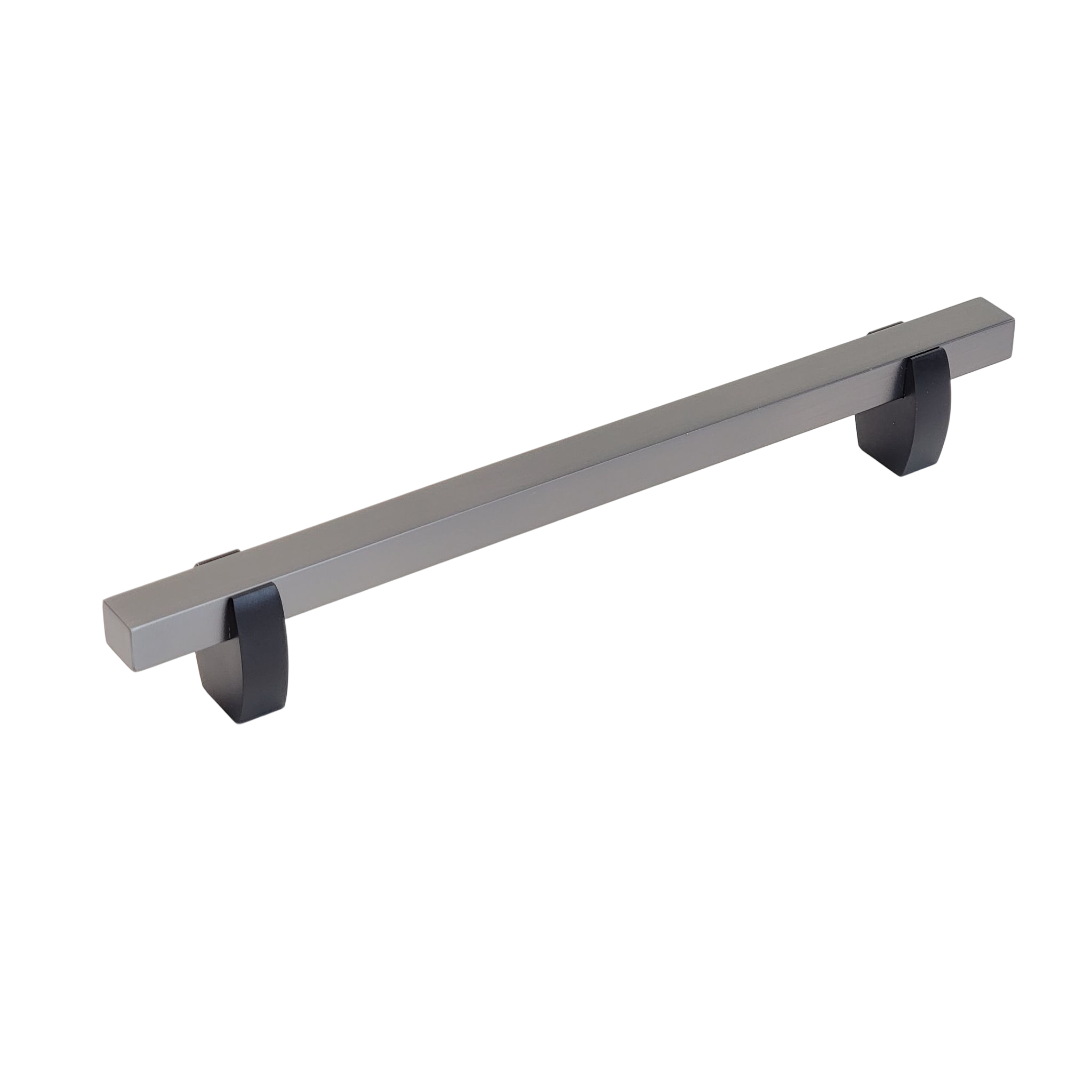Wide Two Tone Curvy Legged Handle - Matte Black Base 765