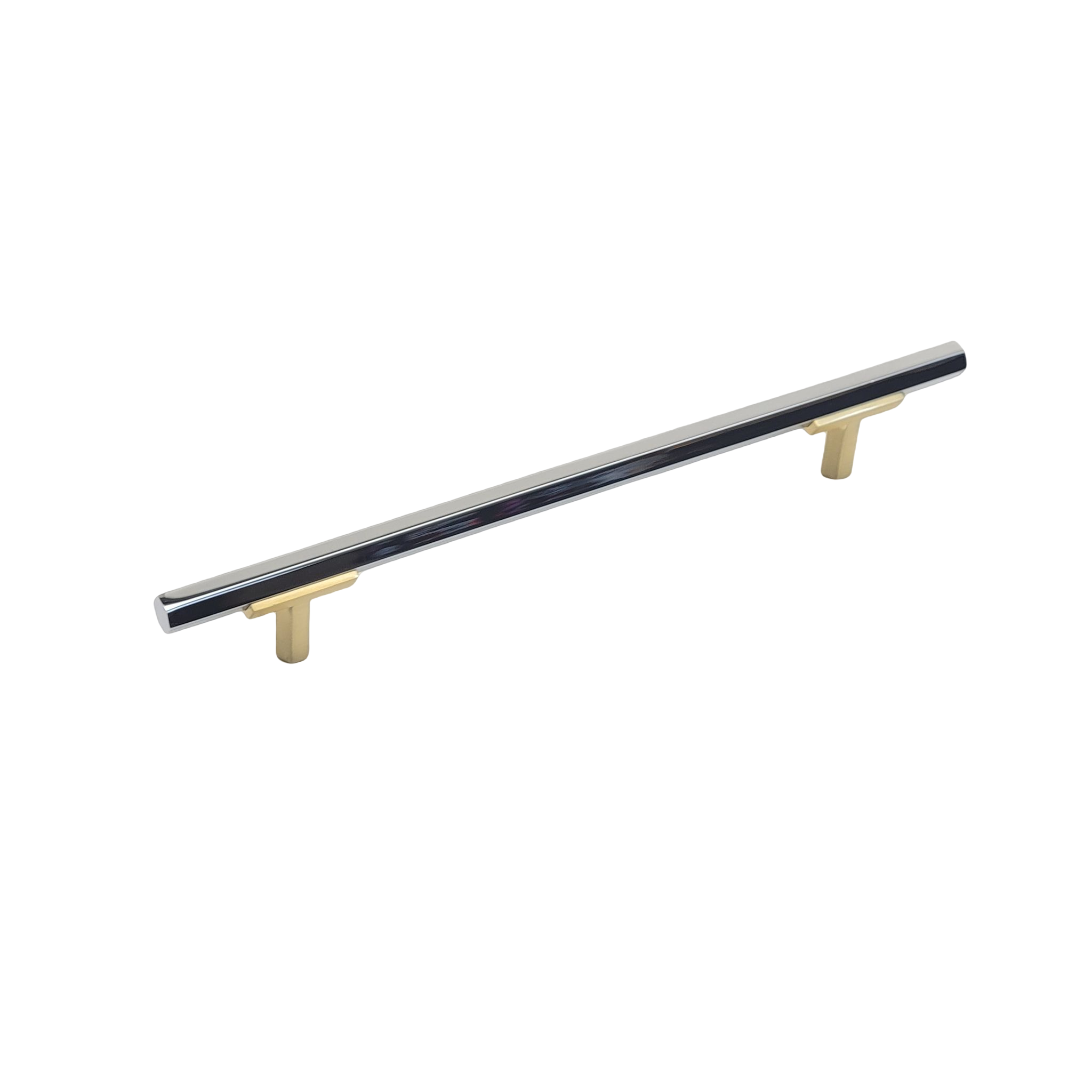776- Brushed Gold Stem with Chrome Bar available in all mentioned sizes