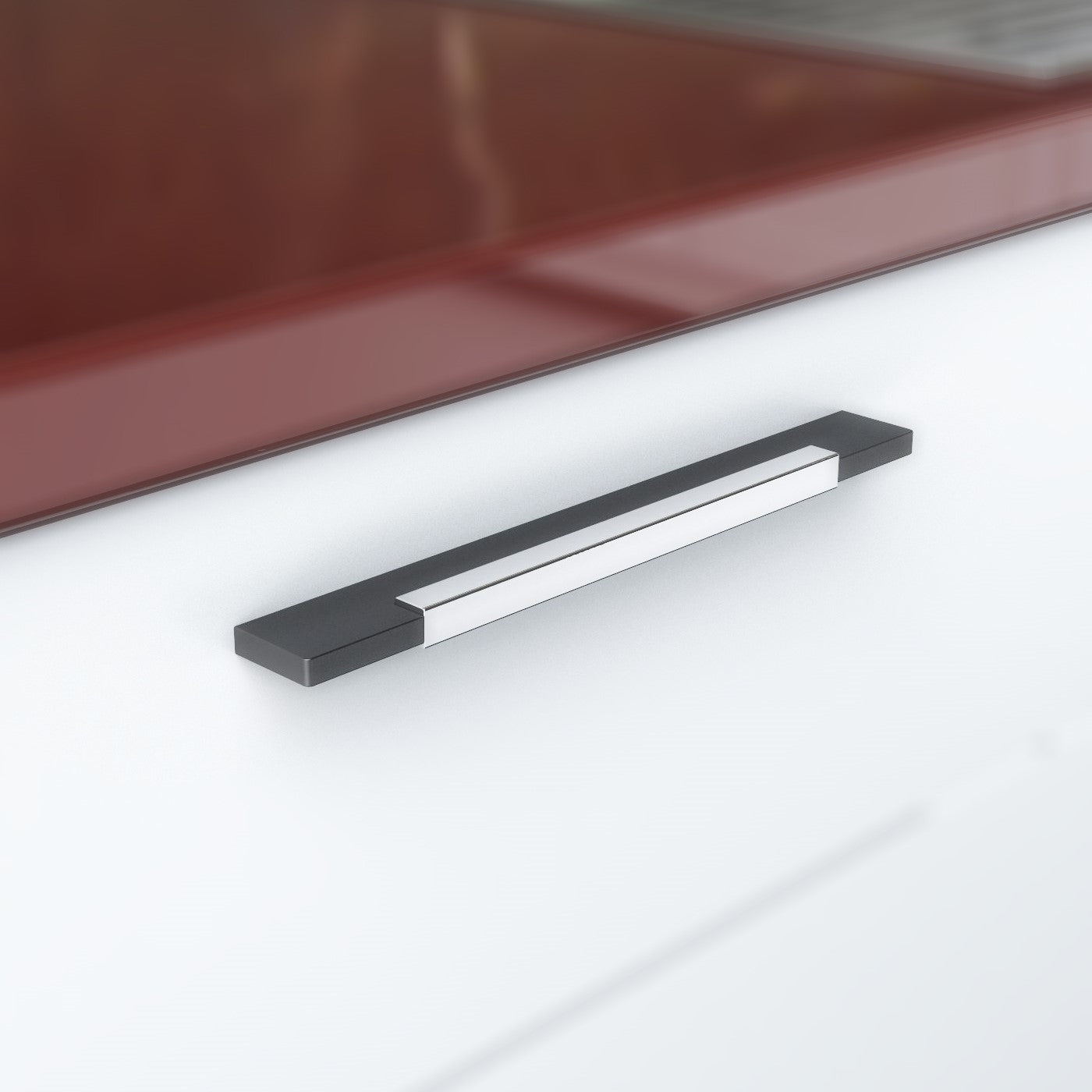 Modern Grab Pull - Chrome Base 777