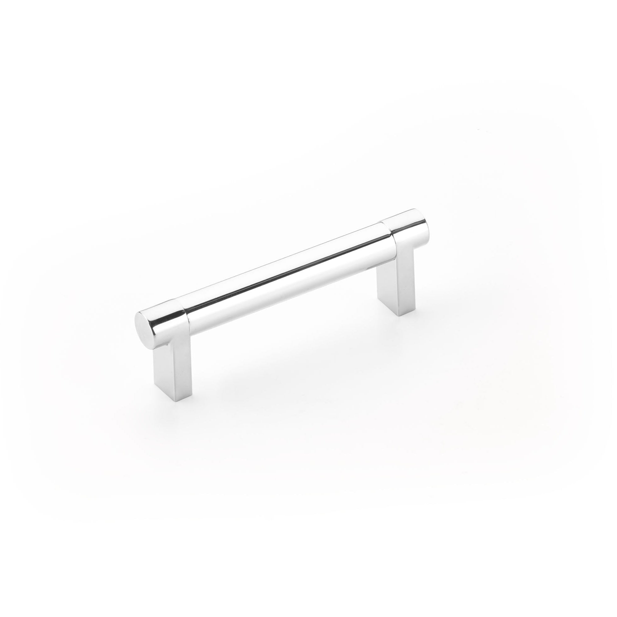 EMTEK SELECT Cabinet Pull Rectangular - Polished Chrome Stem