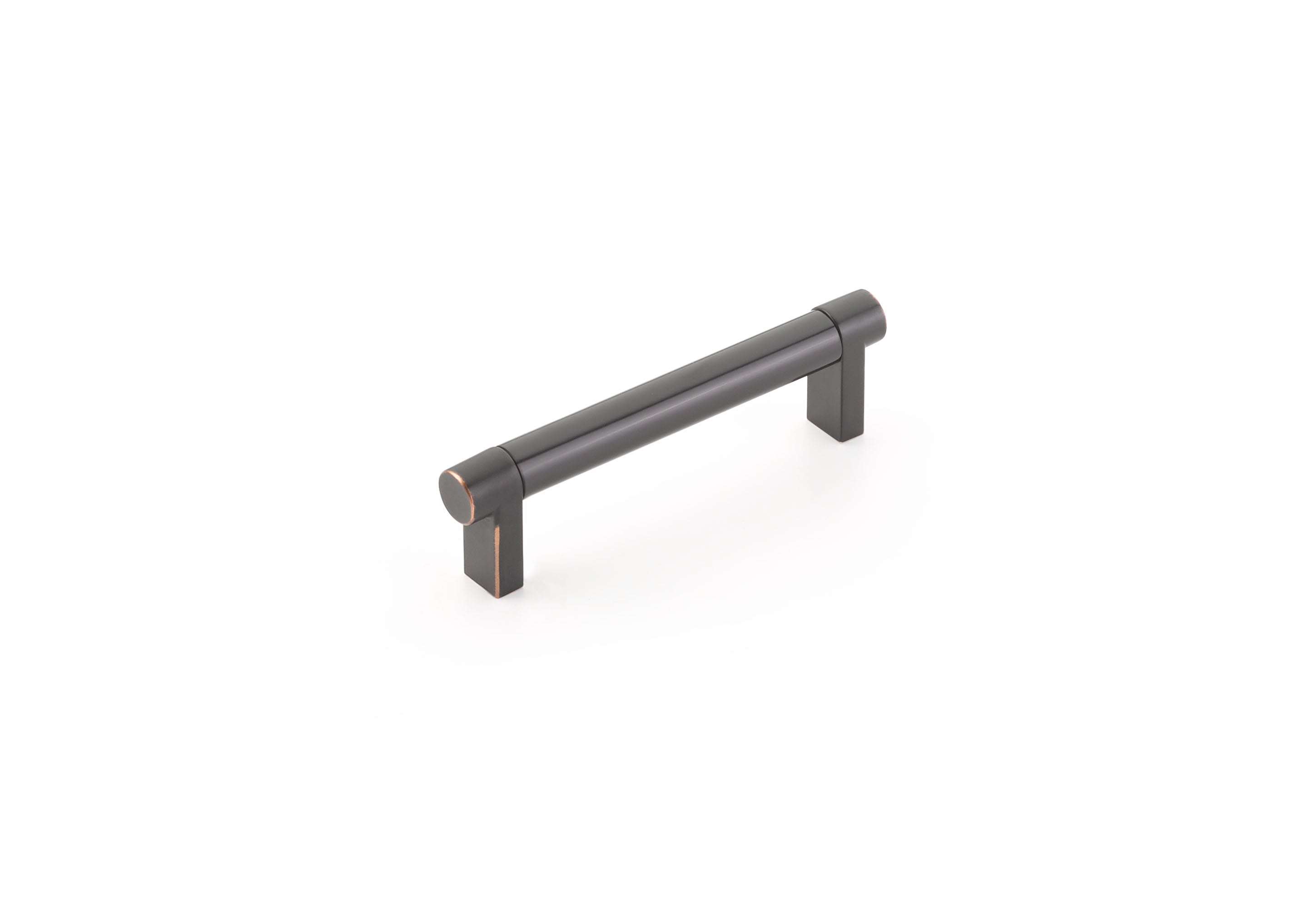EMTEK SELECT Cabinet Pull Rectangular - Satin Brass Stem