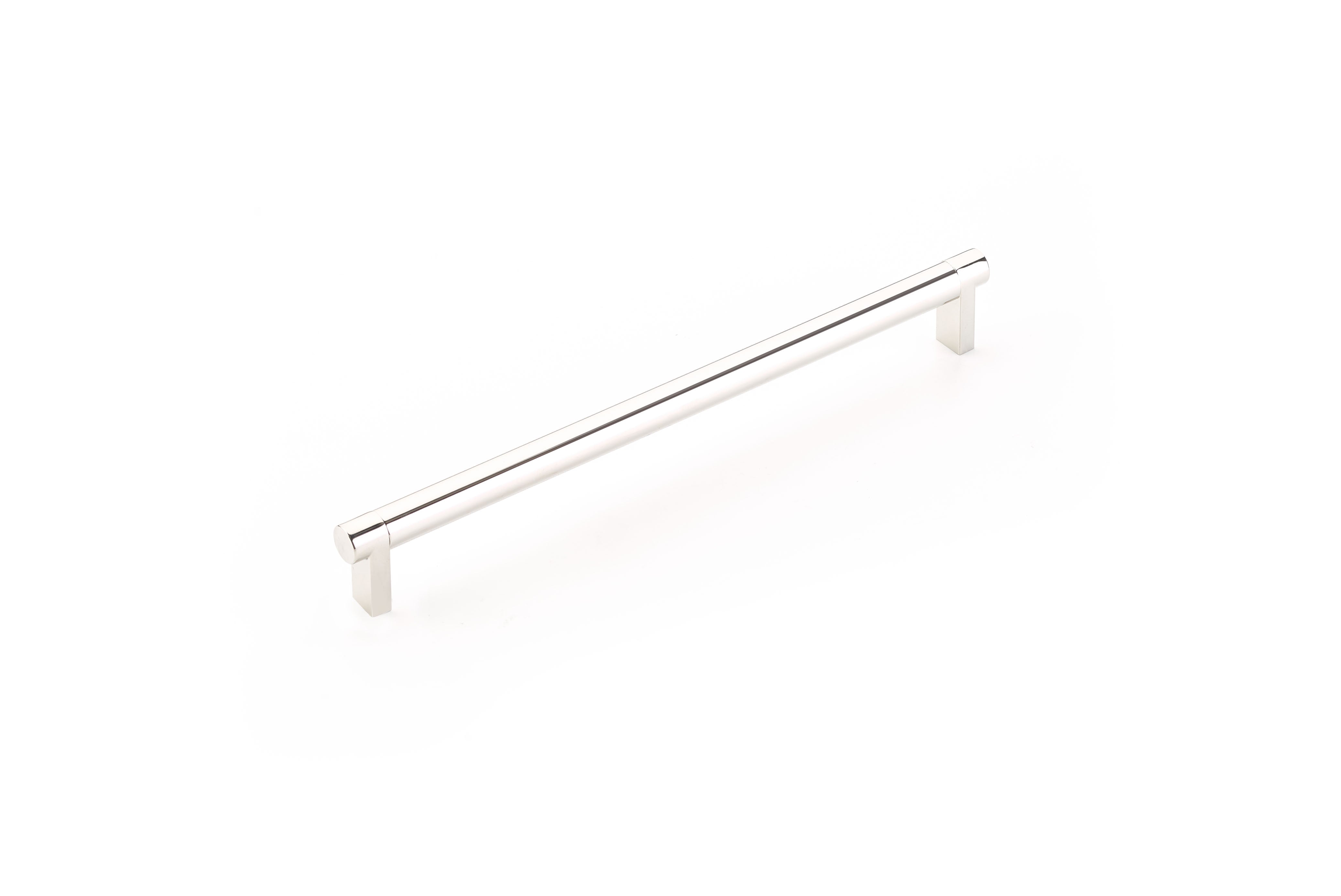 EMTEK SELECT Cabinet Pull Rectangular - Polished Nickel Stem