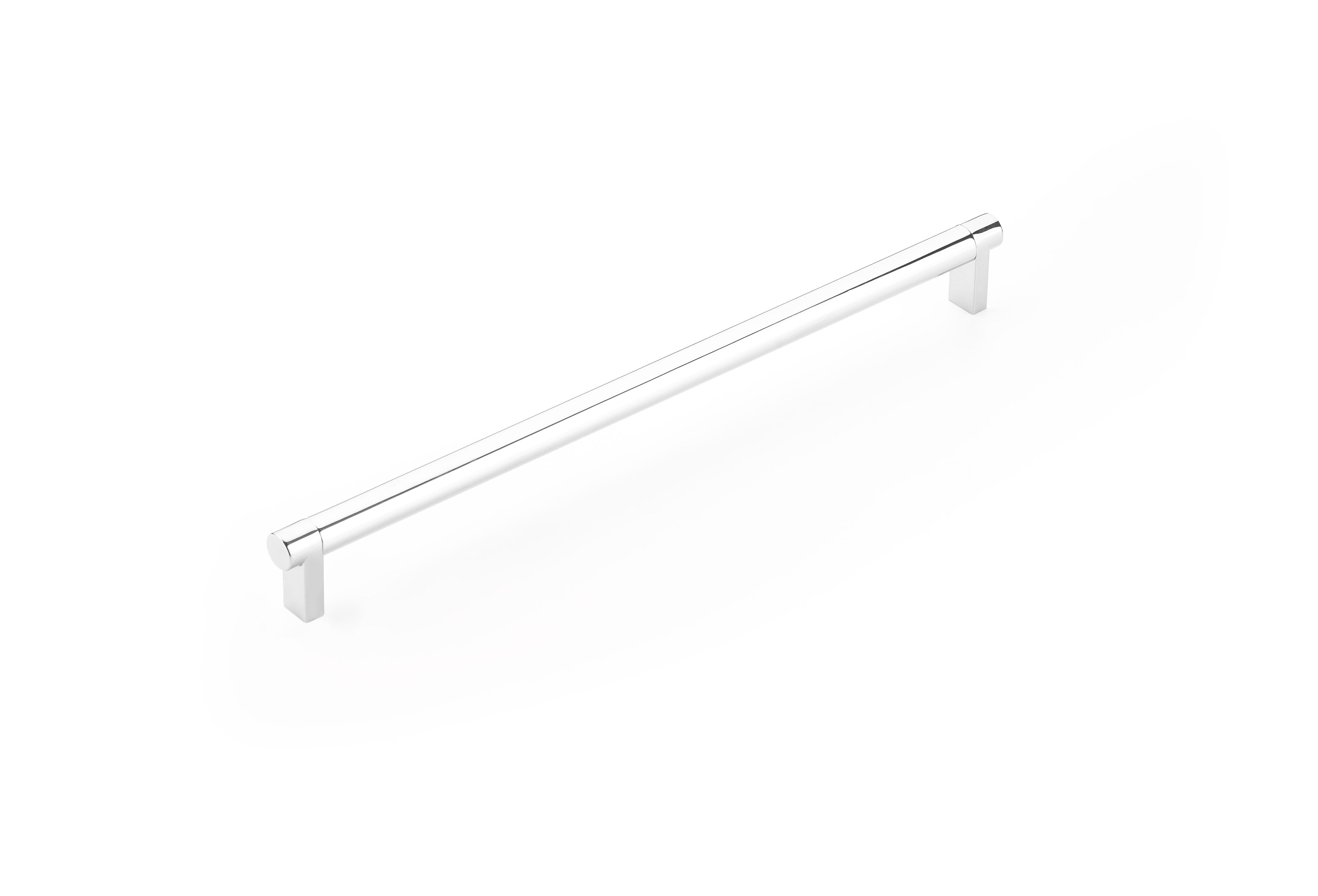 EMTEK SELECT Cabinet Pull Rectangular - Polished Chrome Stem