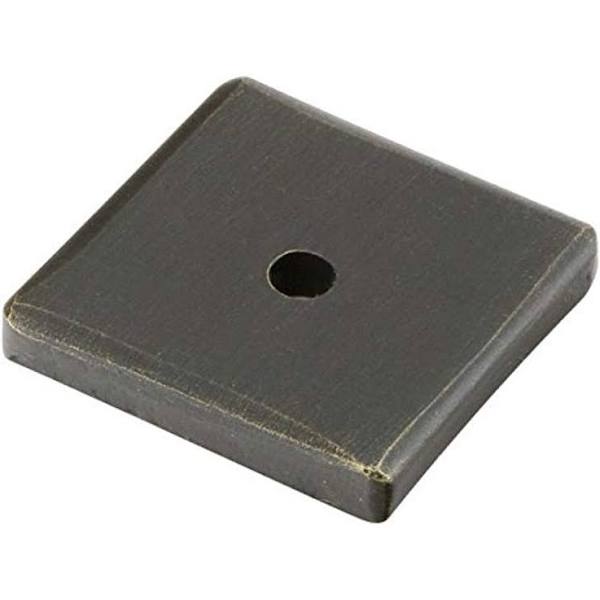 Emtek Sandcast Bronze Square Backplate for Knob - Sandcast Bronze Collection