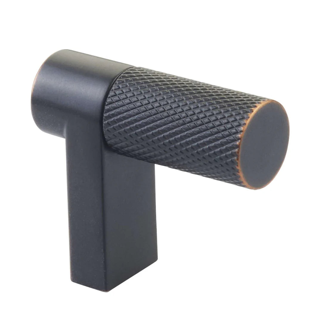 EMTEK SELECT Knurled Cabinet Finger Pull Rectangular