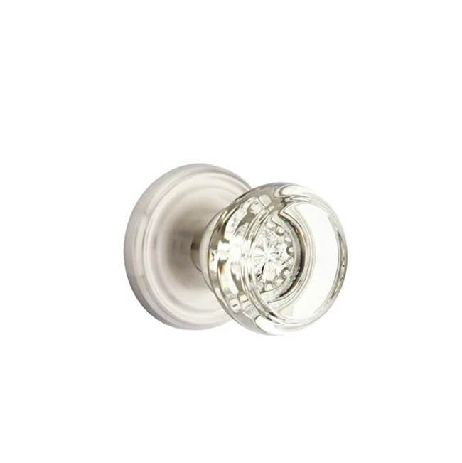 Emtek Door Handle - Georgetown Glass Knob, Regular Rosette