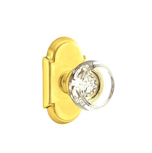 Emtek Door Handle - Georgetown Glass Knob, #8 Rosette