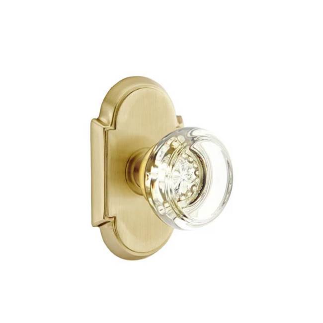 Emtek Door Handle - Georgetown Glass Knob, #8 Rosette