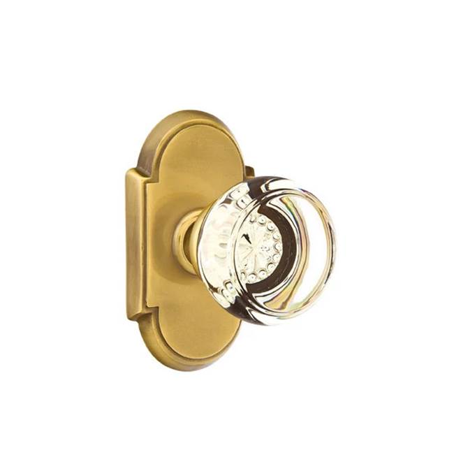 Emtek Door Handle - Georgetown Glass Knob, #8 Rosette