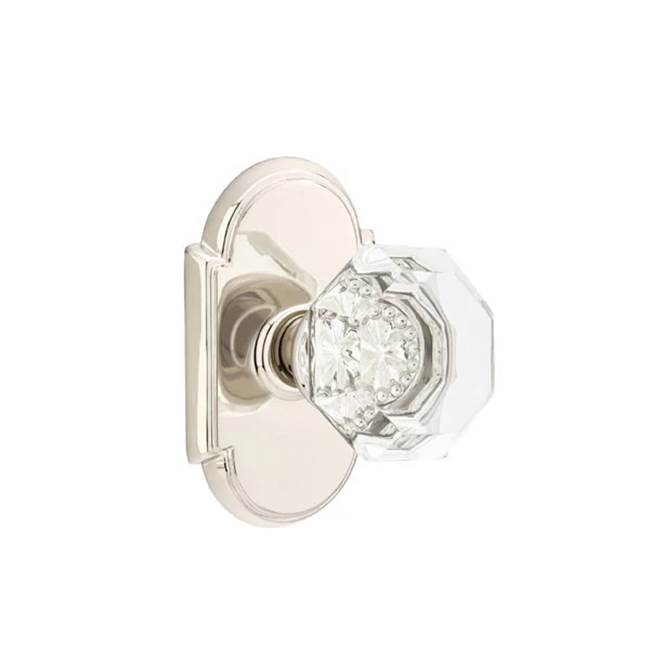 Emtek Door Handle - Old Town Glass Knob, #8 Rosette