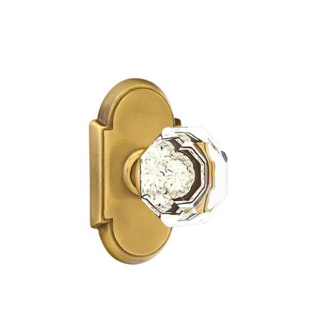 Emtek Door Handle - Old Town Glass Knob, #8 Rosette