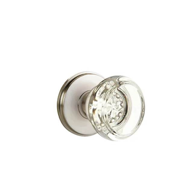 Emtek Door Handle - Georgetown Glass Knob, Watford Rosette