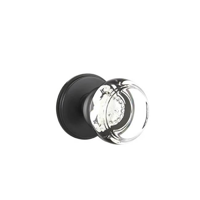 Emtek Door Handle - Georgetown Glass Knob, Watford Rosette