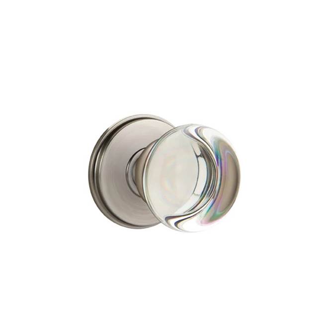Emtek Door Handle - Providence Glass Knob, Watford Rosette