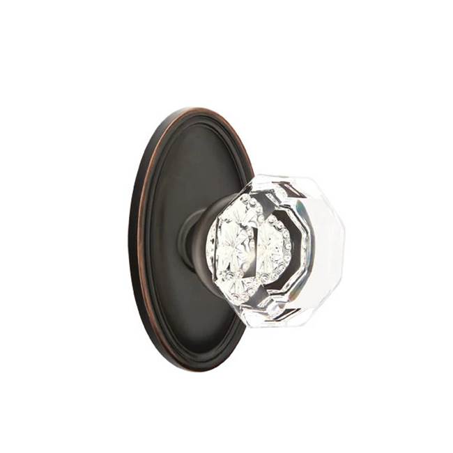 Emtek Door Handle - Old Town Knob, Oval Rosette