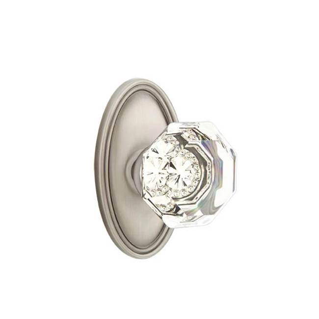 Emtek Door Handle - Old Town Knob, Oval Rosette