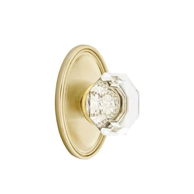 Emtek Door Handle - Old Town Knob, Oval Rosette