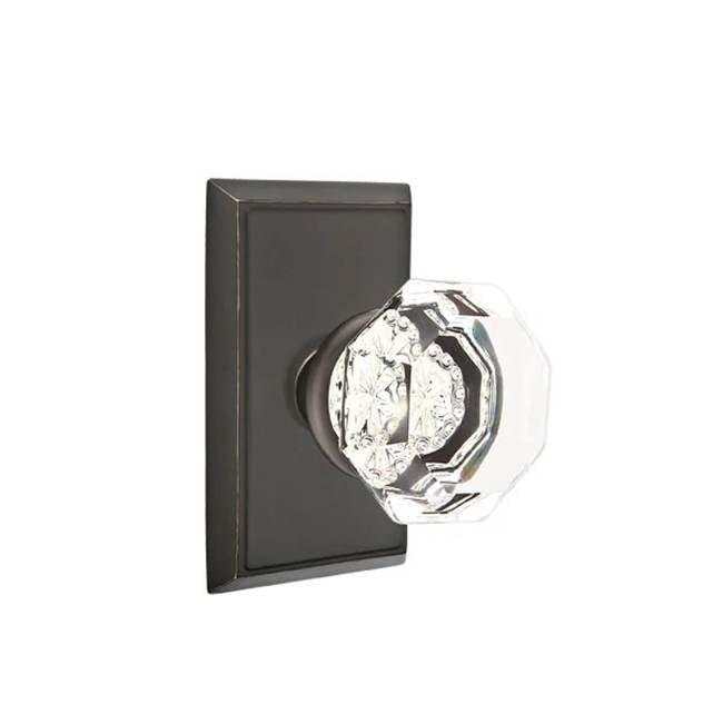Emtek Door Handle - Old Town Knob, Rectangular Rosette