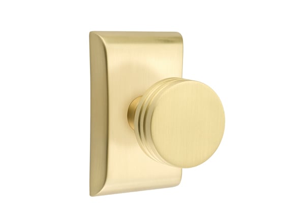 Emtek Bern Knob with Neos Rosette