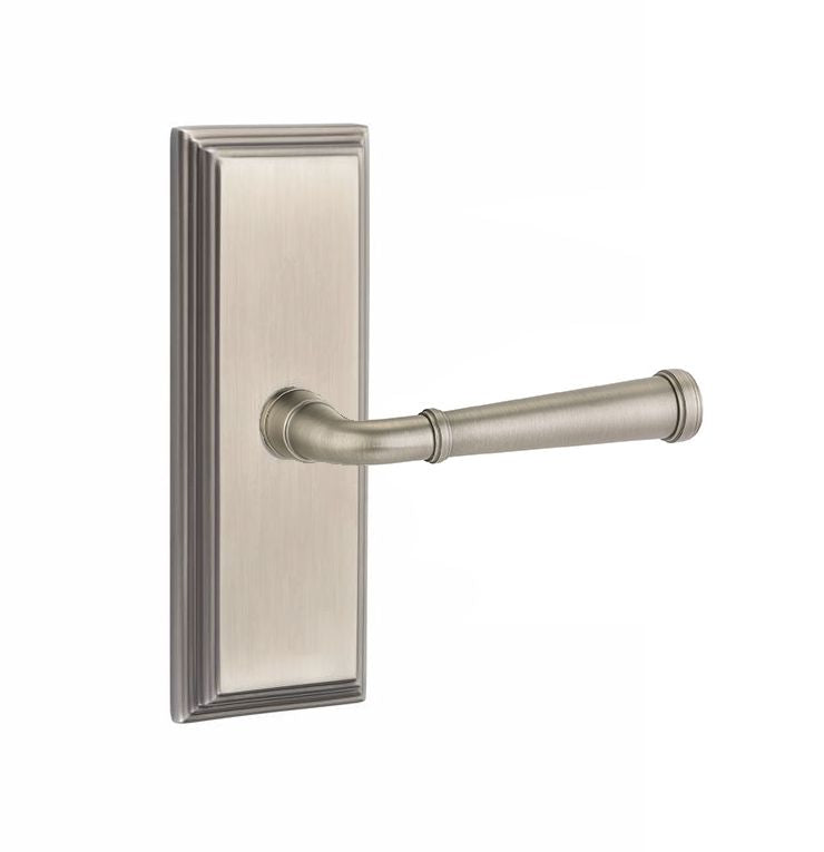 Emtek Door Handle - Merrimack Lever 7" Wilshire Sideplate