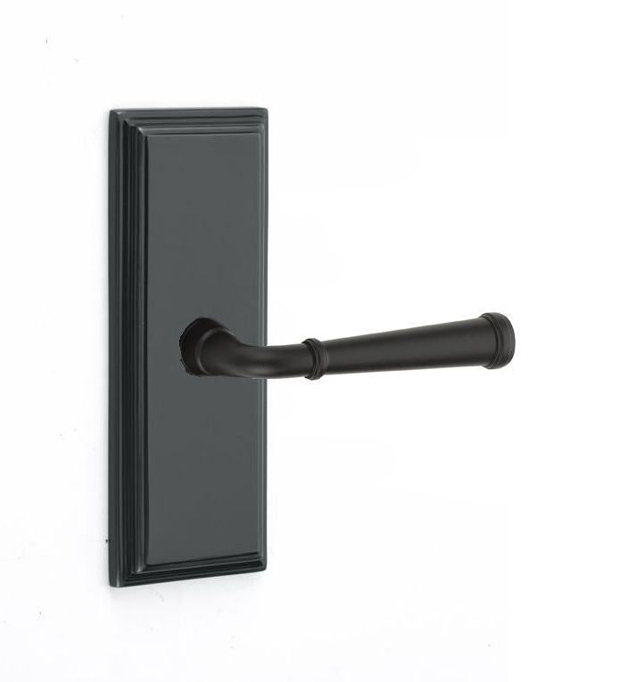 Emtek Door Handle - Merrimack Lever 7" Wilshire Sideplate