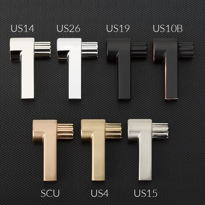 EMTEK SELECT Cabinet Pull Rectangular - Polished Chrome Stem