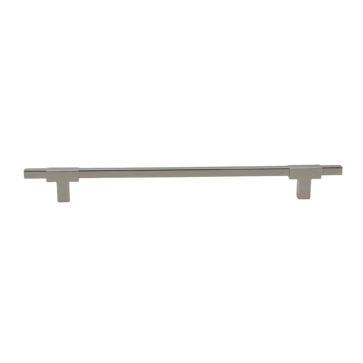Two Tone T-Bar Handle - Polished Nickel Base 778