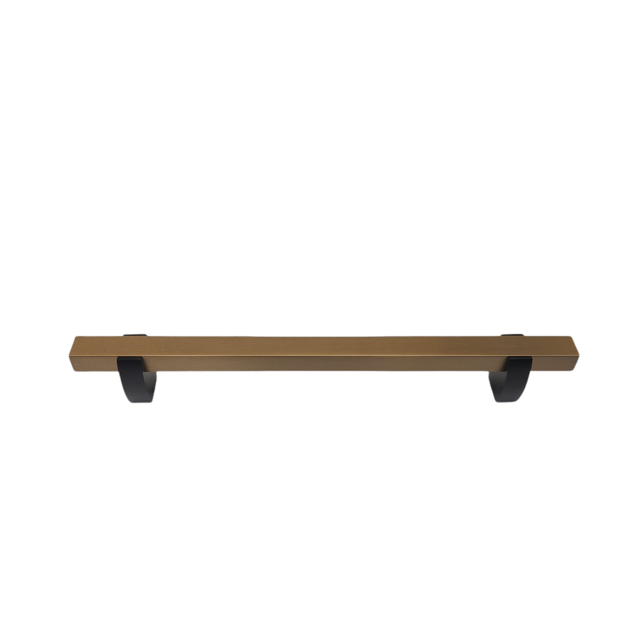 Wide Two Tone Curvy Legged Handle - Matte Black Base 765