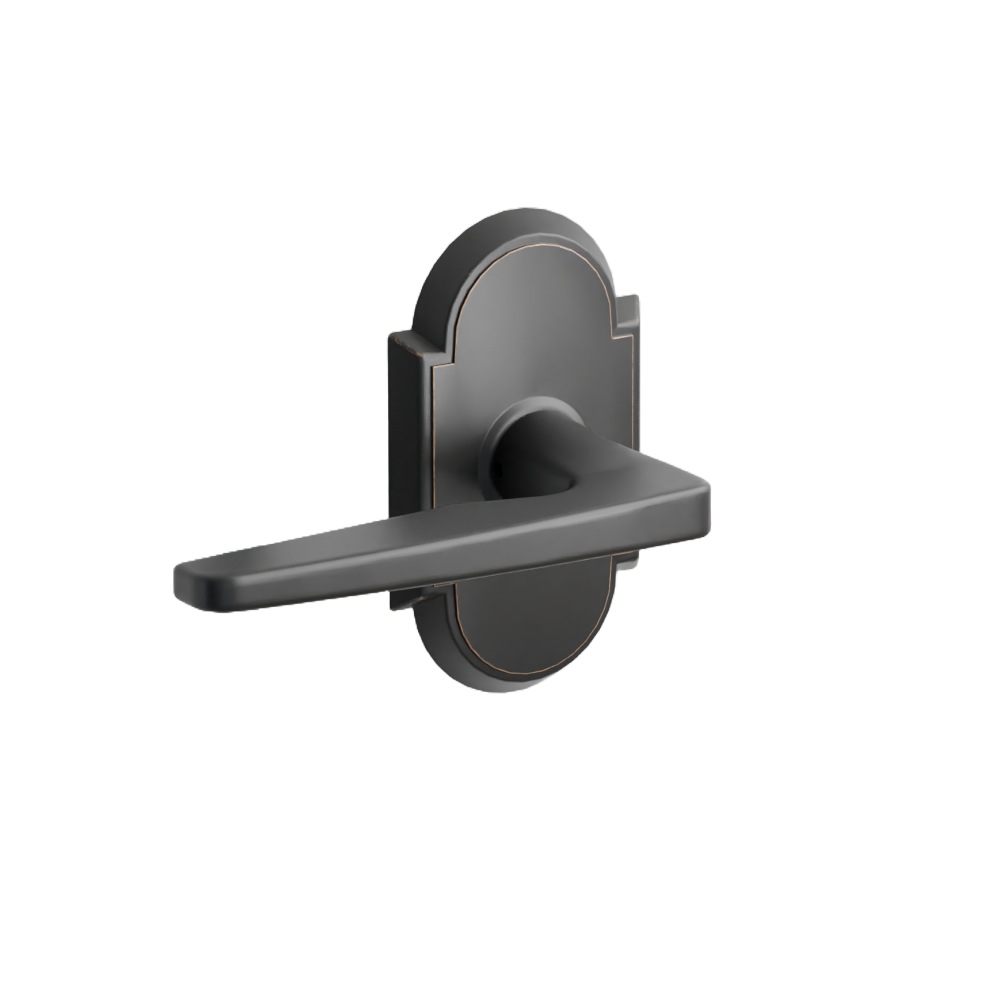 Emtek Hermes Lever with #8 Rosette