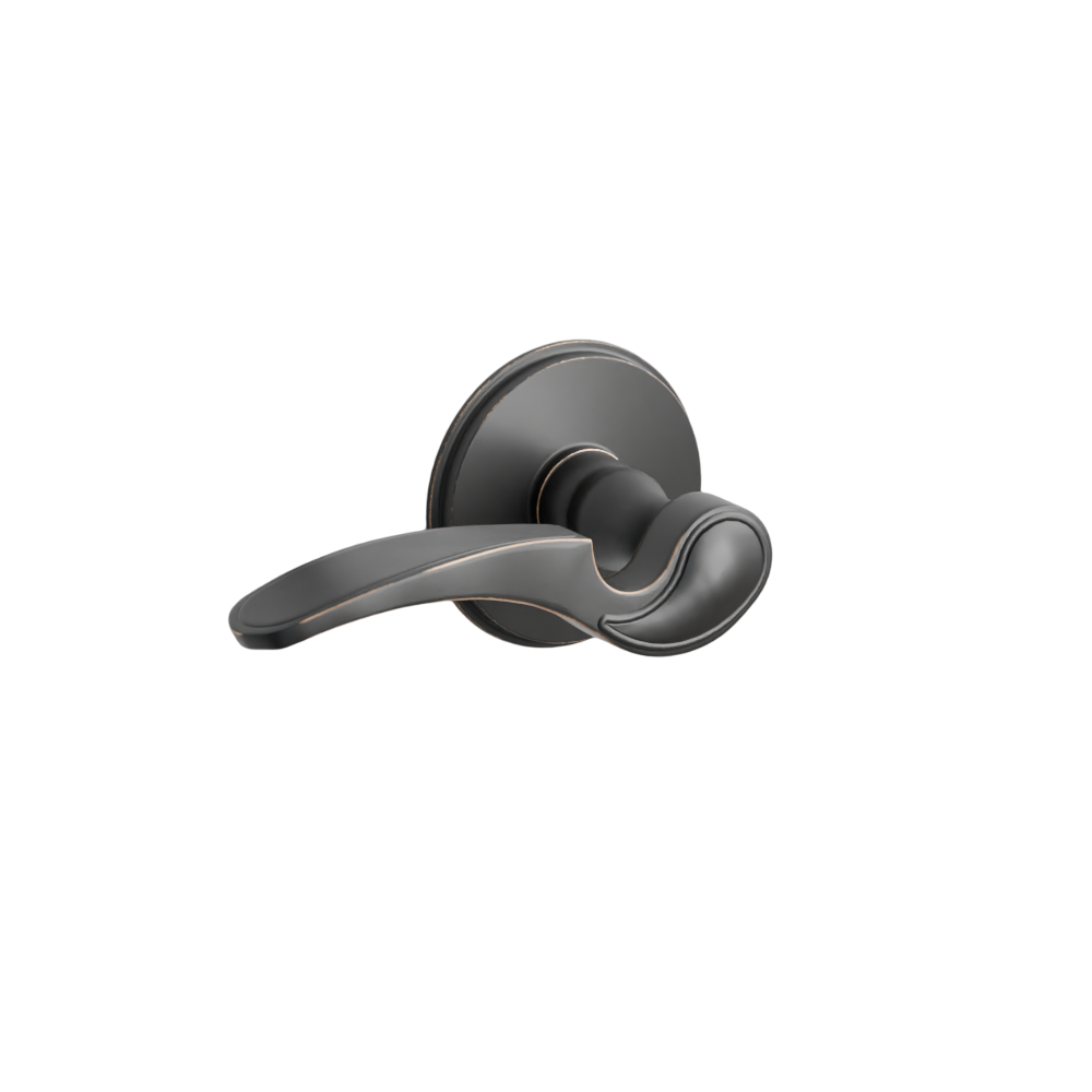 Emtek Door Handle - Coventry Lever Watford Rosette - Designer Brass