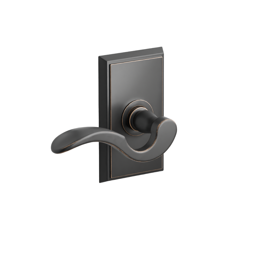 Emtek Cortina Lever with Rectangular Rosette