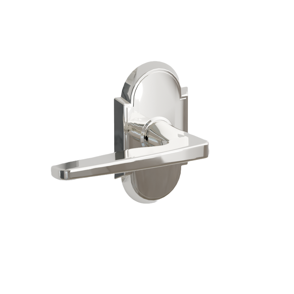 Emtek Hermes Lever with #8 Rosette