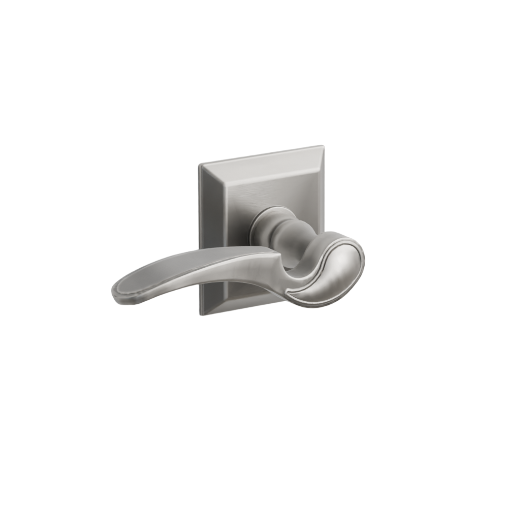 Emtek Door Handle - Coventry Lever Quincy Rosette - Designer Brass