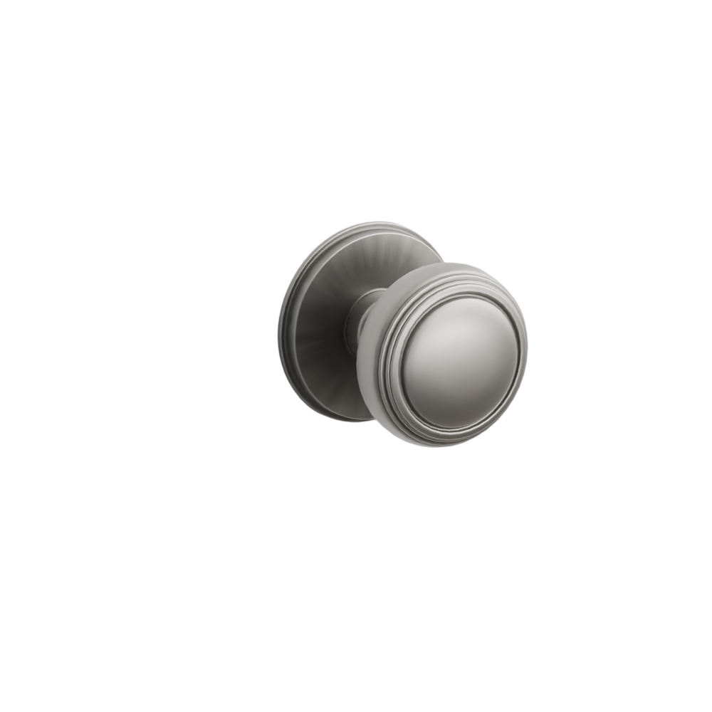 Emtek Door Handle - Norwich Knob Watford Rosette - Classic Brass