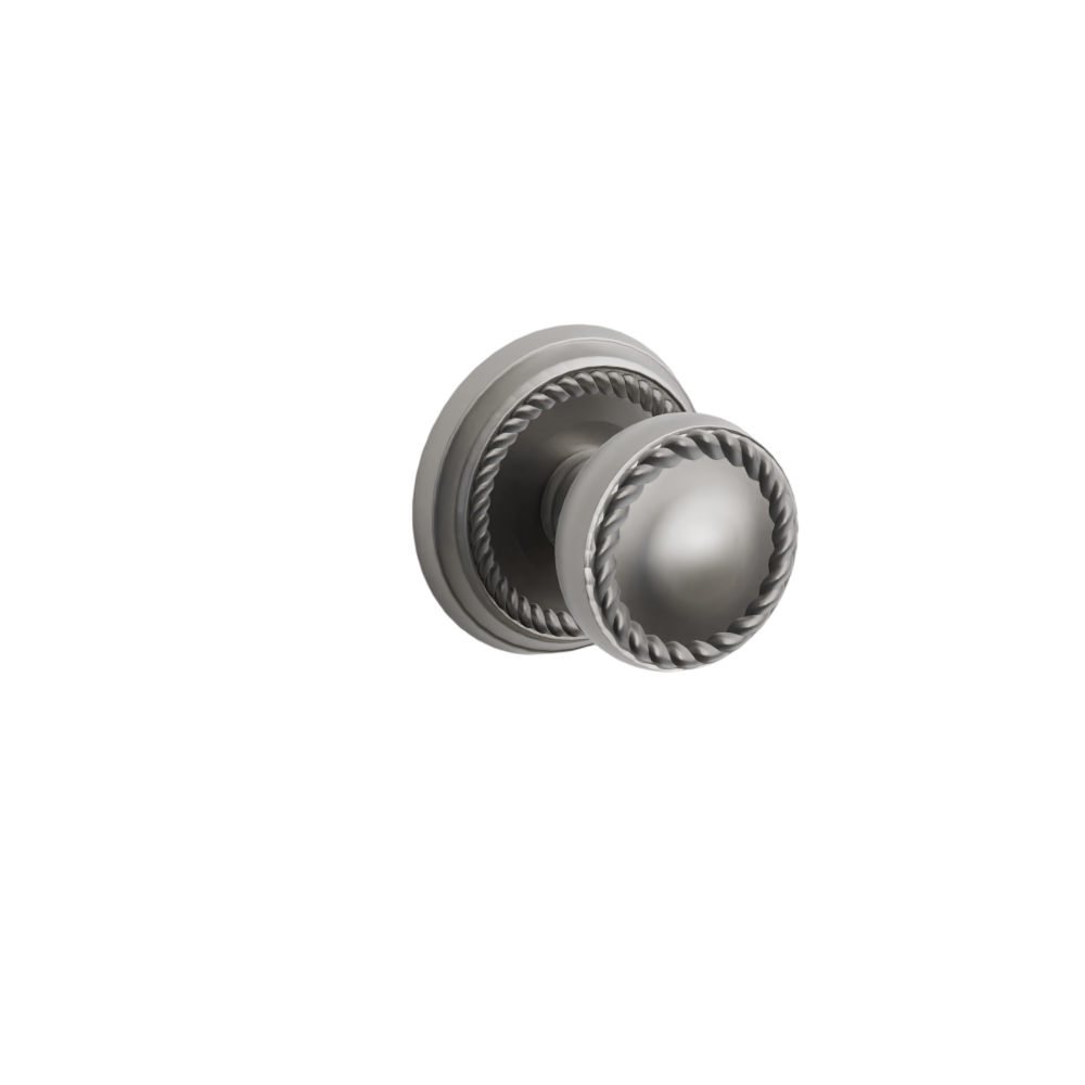 Emtek Door Handle - Rope Knob Rope Rosette - Designer Brass